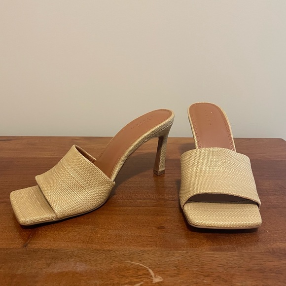 ASOS tan mid heel mule sandals - Picture 4 of 6